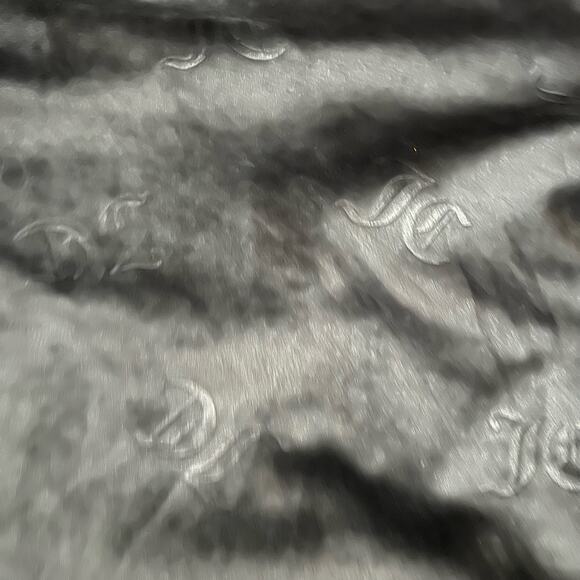 Juicy Couture Velour Track Suit Set Womens Medium Black Pants Sweatshirt - Picture 2 of 9